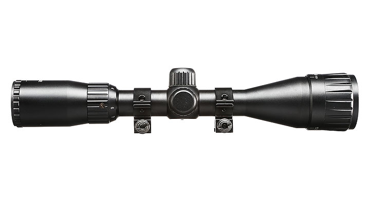 Max Tactical Premium Zielfernrohr 3-9x40 RGB-beleuchtet mit Montageringe fr 11 mm Schiene schwarz Bild 4