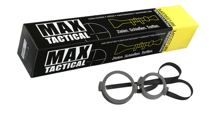 Max Tactical Premium Zielfernrohr 3-9x40 RGB-beleuchtet mit Montageringe fr 11 mm Schiene schwarz Bild 7
