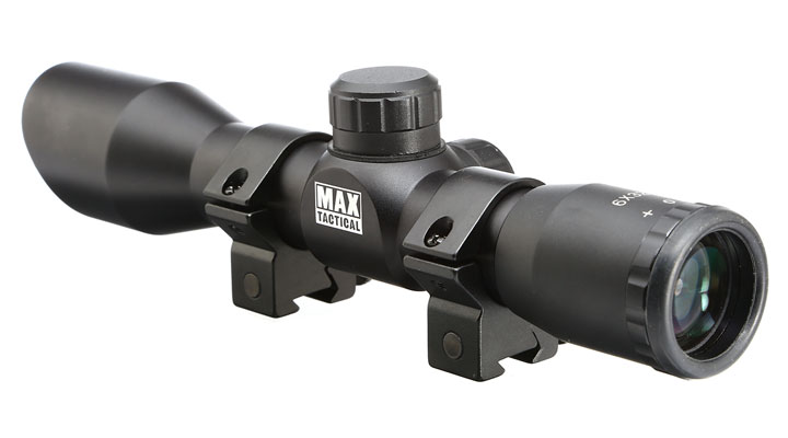 Max Tactical Sunshade Zielfernrohr Compact 6x32C fr 11mm Schiene schwarz Bild 1
