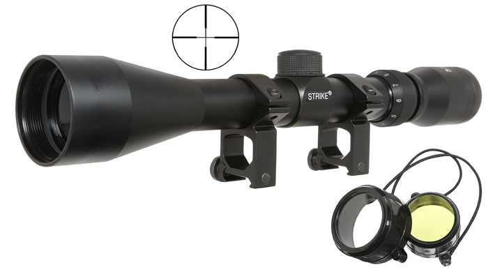 Strike Systems 3-9x40 Zielfernrohr / Mil-Dot f. 20-22mm Schienen schwarz