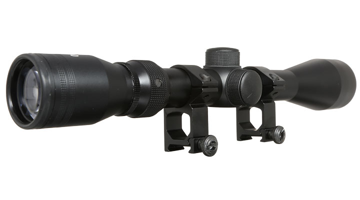 Strike Systems 3-9x40 Zielfernrohr / Mil-Dot f. 20-22mm Schienen schwarz Bild 1