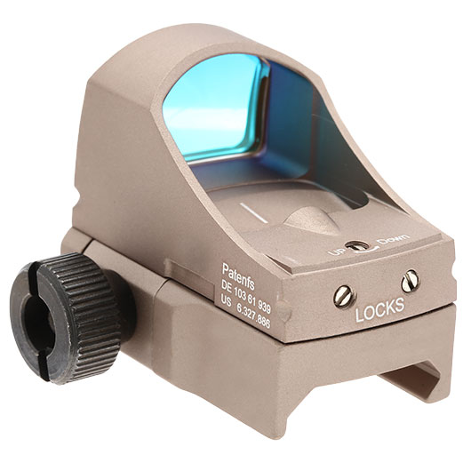 Aim-O Sight-C Type Micro Red Dot mit Lichtsensor inkl. G-Pistolenhalterung tan AO 6005-DE Bild 4