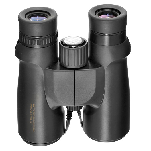 Mil-Tec Fernglas 8x42 wasserfest schwarz inkl. Nylontragetasche Bild 3