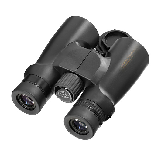 Mil-Tec Fernglas 8x42 wasserfest schwarz inkl. Tragetasche Bild 6