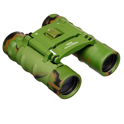 Mil-Tec Fernglas Gen.II 10X25 faltbar tarn inkl. Nylontragetasche Bild 2