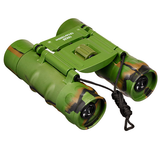 Mil-Tec Fernglas Gen.II 10X25 faltbar tarn inkl. Nylontragetasche Bild 3