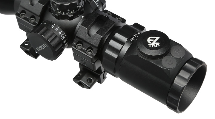 UTG OP3 EZ-Tap 1.5-6x36 Armbrust Zielfernrohr beleuchtet / 130 Hunter / 36 Colors inkl. 20-22mm Ringe schwarz Bild 4