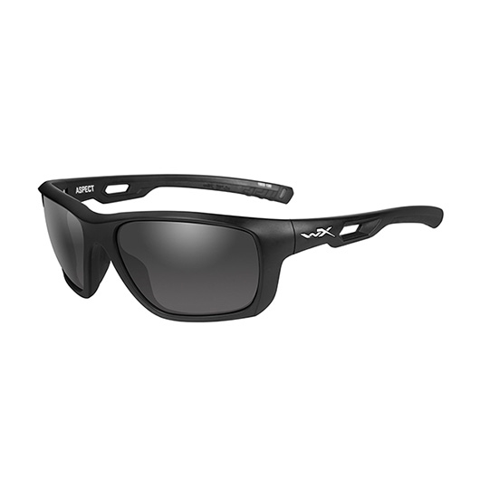 Wiley X Brille Aspect matt schwarz rauchgrau