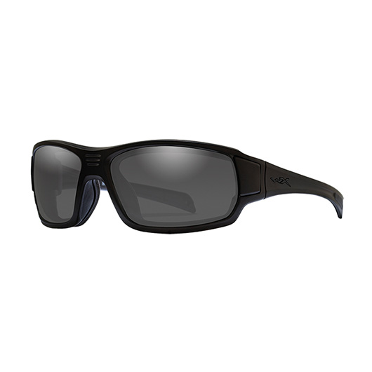 Wiley X Brille Breach Black OPS matt schwarz rauchgrau