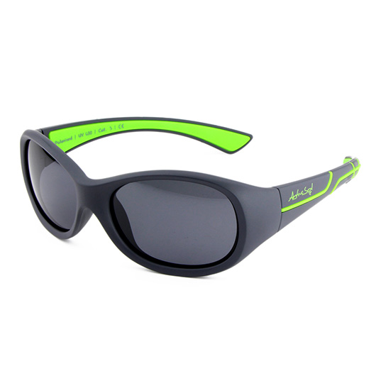 ActiveSol Sonnenbrille Kids @school sports 100% iger UV-Schutz grau/grn