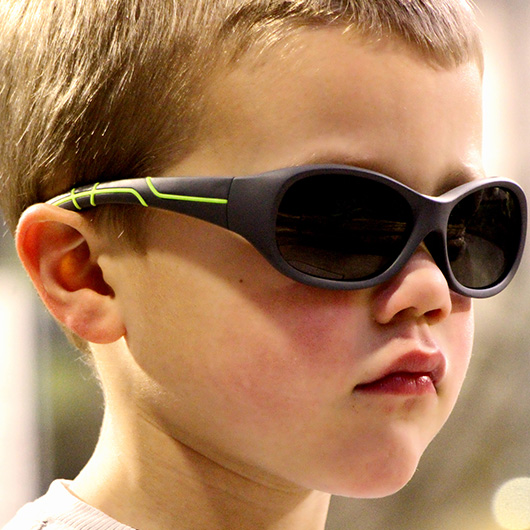 ActiveSol Sonnenbrille Kids @school sports 100% iger UV-Schutz grau/grn Bild 4
