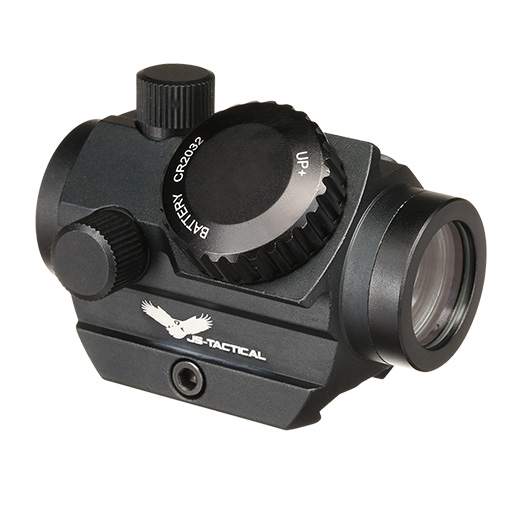 JS-Tactical Micro Red- / Green-Dot Sight inkl. 20 - 22 mm Halterung / Scope Riser schwarz Bild 1