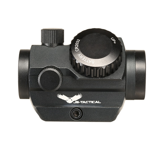 JS-Tactical Micro Red- / Green-Dot Sight inkl. 20 - 22 mm Halterung / Scope Riser schwarz Bild 2