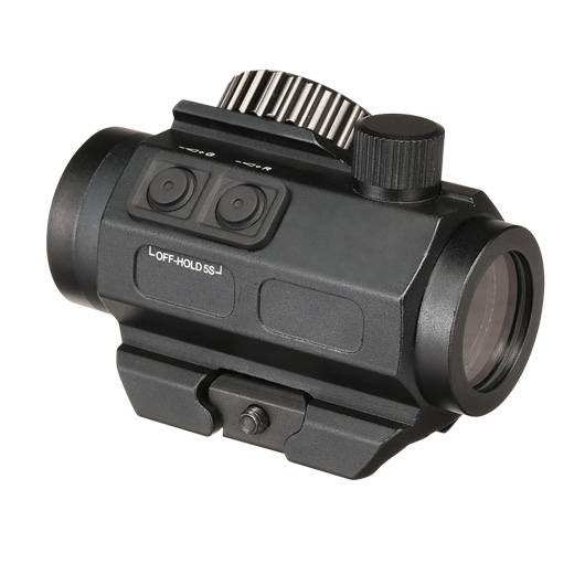 JS-Tactical Micro Red- / Green-Dot Sight inkl. 20 - 22 mm Halterung / Scope Riser schwarz Bild 5