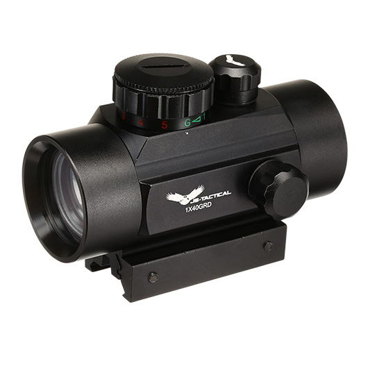 JS-Tactical 1x30 Red- / Green-Dot Sight inkl. 20 - 22 mm Halterung schwarz