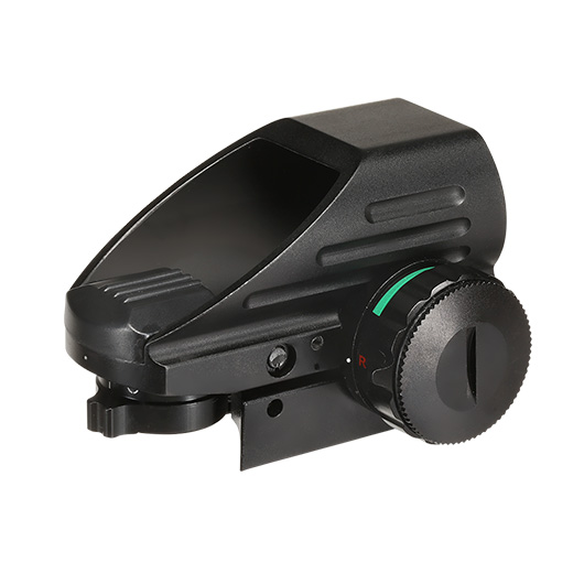 JS-Tactical Reflex 4 Red- / Green-Dot Sight mit 4 Absehen inkl. 20 - 22 mm Halterung schwarz Bild 4
