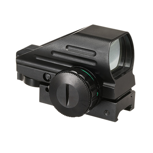 JS-Tactical Reflex 4 Red- / Green-Dot Sight mit 4 Absehen inkl. 20 - 22 mm Halterung schwarz Bild 5