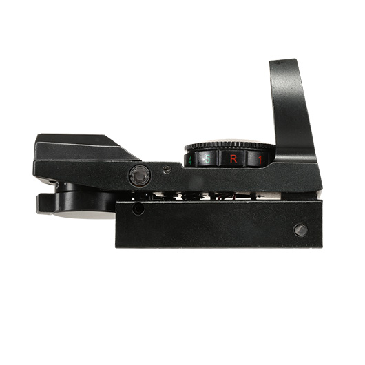 JS-Tactical Compact Red- / Green-Dot Sight mit 4 Absehen inkl. 20 - 22 mm Halterung schwarz Bild 3
