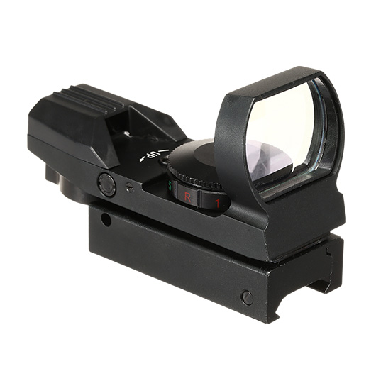 JS-Tactical Compact Red- / Green-Dot Sight mit 4 Absehen inkl. 20 - 22 mm Halterung schwarz Bild 5