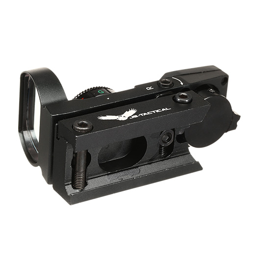 JS-Tactical Compact Red- / Green-Dot Sight mit 4 Absehen inkl. 20 - 22 mm Halterung schwarz Bild 7