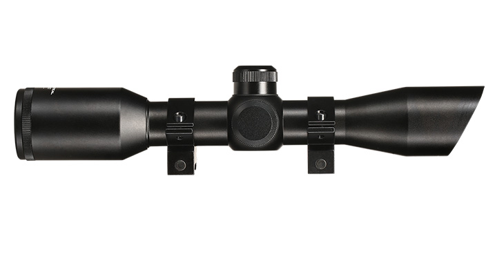 JS-Tactical 4x32mm Compact Zielfernrohr inkl. 22mm Halteringe schwarz Bild 2