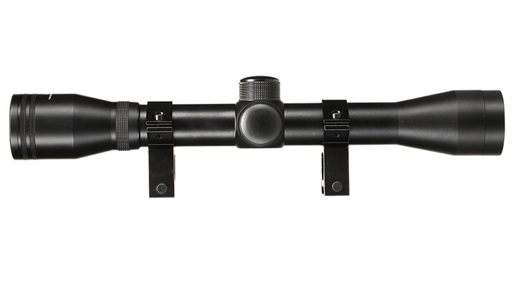 JS-Tactical 4x32mm Standard Zielfernrohr inkl. 20 - 22mm Halteringe schwarz Bild 3