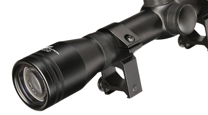 JS-Tactical 4x32mm Standard Zielfernrohr inkl. 20 - 22mm Halteringe schwarz Bild 5