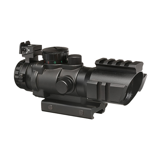 Nuprol NPCog Tactical Scope 4x32 Red- / Green- / Blue-Dot inkl. 20-22mm Halterung schwarz Bild 1