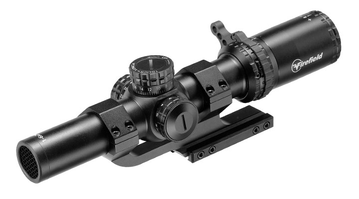 Firefield RapidStrike 1-6x24 Circle-Dot Zielfernrohr beleuchtet inkl. 20-22mm Cantilever Mount schwarz
