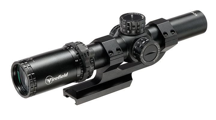 Firefield RapidStrike 1-6x24 Circle-Dot Zielfernrohr beleuchtet inkl. 20-22mm Cantilever Mount schwarz Bild 2
