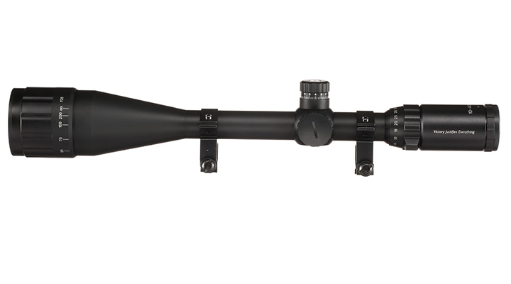 Firefield Tactical 10-40x50AO IR Mil-Dot Zielfernrohr beleuchtet inkl. 20-22mm Ringe schwarz Bild 4