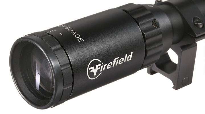 Firefield Tactical 10-40x50AO IR Mil-Dot Zielfernrohr beleuchtet inkl. 20-22mm Ringe schwarz Bild 8