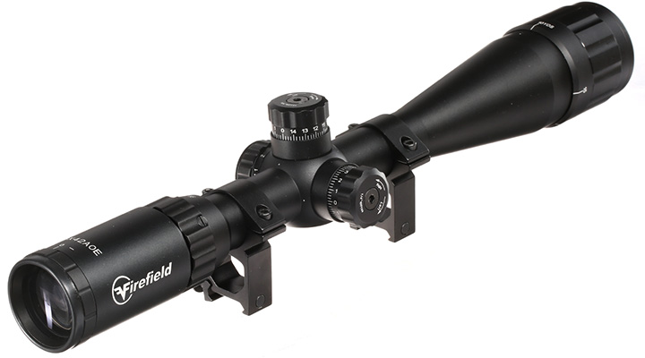 Firefield Tactical 4-16x42AO IR Mil-Dot Zielfernrohr beleuchtet inkl. 20-22mm Ringe schwarz Bild 1