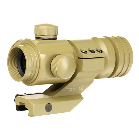 Aim-O Military-3 Type Red Dot Zielgert mit Cantilever-Mount tan AO 3011-DE Bild 1