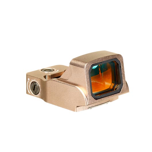 Aim-O EXSight Type Mini Reflex Red Dot inkl. 20-22mm / Pistolenhalterungen tan AO 1007-DE Bild 2