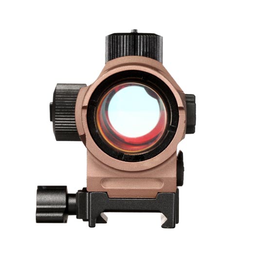 Aim-O SP1 Reflex Type Red Dot m. 20 - 22mm Halterung mit Riser tan AO 6009-DE Bild 6
