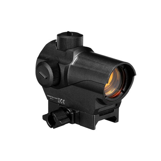 Aim-O SP1 Reflex Type Red Dot m. 20 - 22mm Halterung mit Riser schwarz AO 6009-BK Bild 2