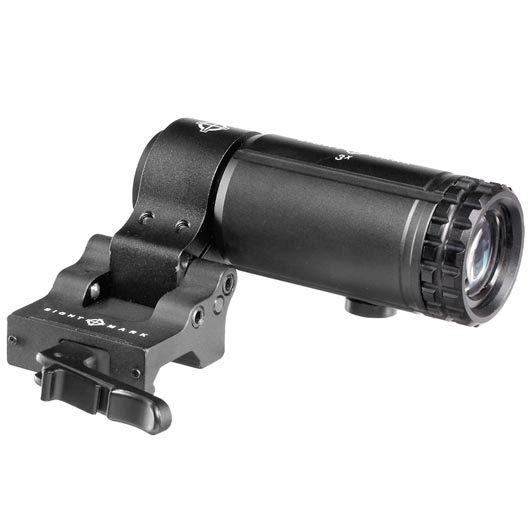 Sightmark T-3 Magnifier mit LQD Flip to Side Mount Halterung f. 20 - 22mm Schienen schwarz Bild 6