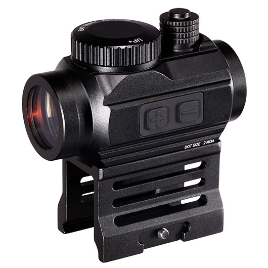 JS-Tactical BD02 2 MOA Red-Dot Sight inkl. 20 - 22 mm Halterung / Scope Riser schwarz Bild 1