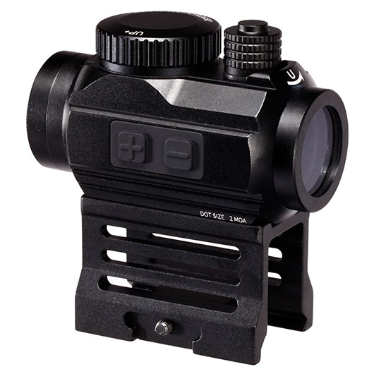 JS-Tactical BD02 2 MOA Red-Dot Sight inkl. 20 - 22 mm Halterung / Scope Riser schwarz Bild 4