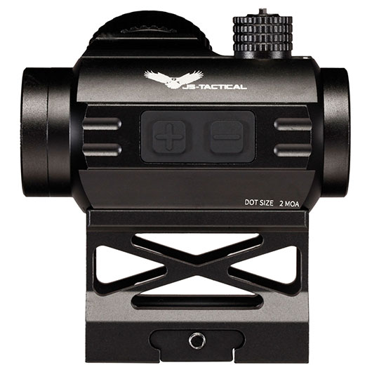 JS-Tactical BD01 2 MOA Red-Dot Sight inkl. 20 - 22 mm Halterung / Scope Riser schwarz Bild 6
