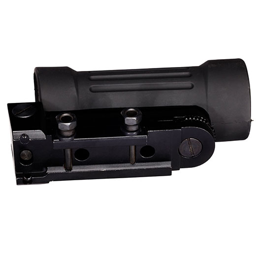 Aim-O E-Type Scope 4x30 mit Gummiummantelung inklusiv 20 - 22mm Halterung schwarz AO 3035-BK Bild 8
