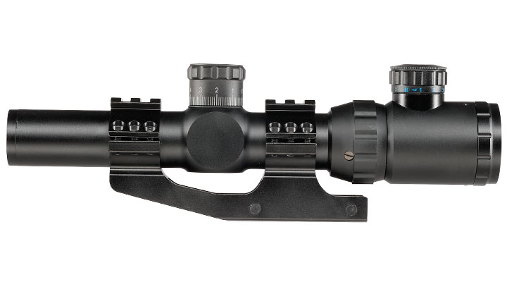 Nuprol Optics ZR10 1,25-5x26IR Circle-Dot Zielfernrohr beleuchtet inkl. 20-22mm Integralmontage schwarz Bild 4