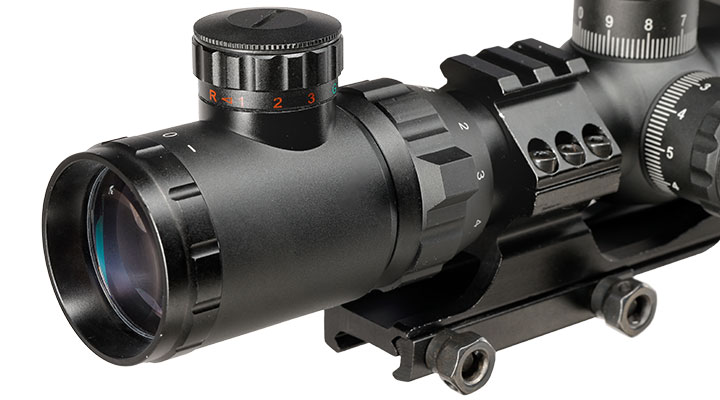 Nuprol Optics ZR10 1,25-5x26IR Circle-Dot Zielfernrohr beleuchtet inkl. 20-22mm Integralmontage schwarz Bild 8