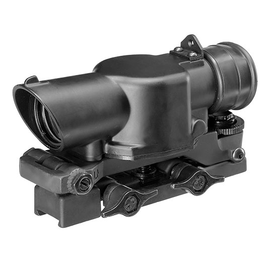 Nuprol ESAT 4X Susat Type Zielfernrohr rot beleuchtet f. L85 / L86 Gewehre schwarz