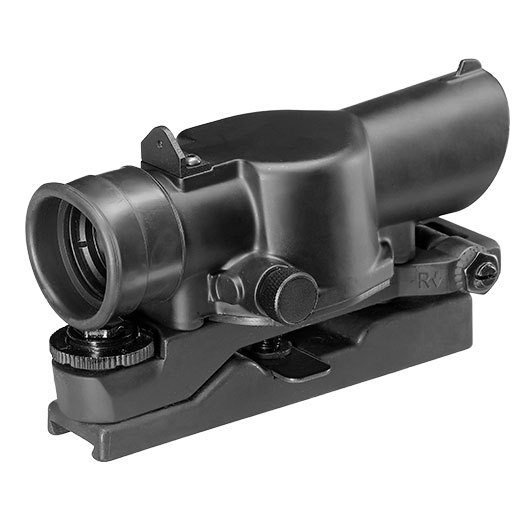 Nuprol ESAT 4X Susat Type Zielfernrohr rot beleuchtet f. L85 / L86 Gewehre schwarz Bild 2