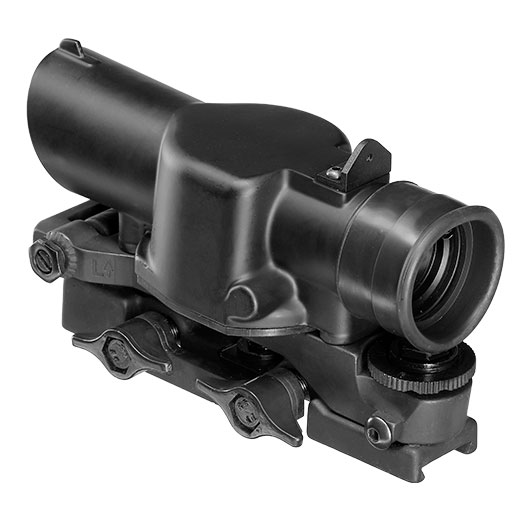 Nuprol ESAT 4X Susat Type Zielfernrohr rot beleuchtet f. L85 / L86 Gewehre schwarz Bild 3