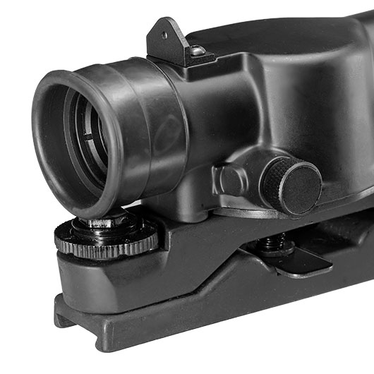 Nuprol ESAT 4X Susat Type Zielfernrohr rot beleuchtet f. L85 / L86 Gewehre schwarz Bild 9