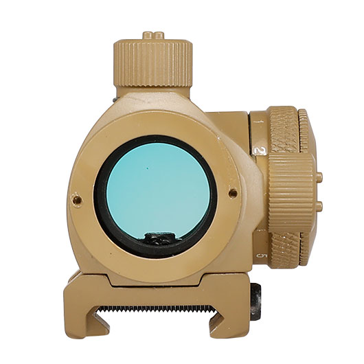 Nuprol NPoint E1 Red-Dot Zielgert inkl. Low / High Mount f. 20 - 22 mm Schienen Flat Dark Earth Bild 7