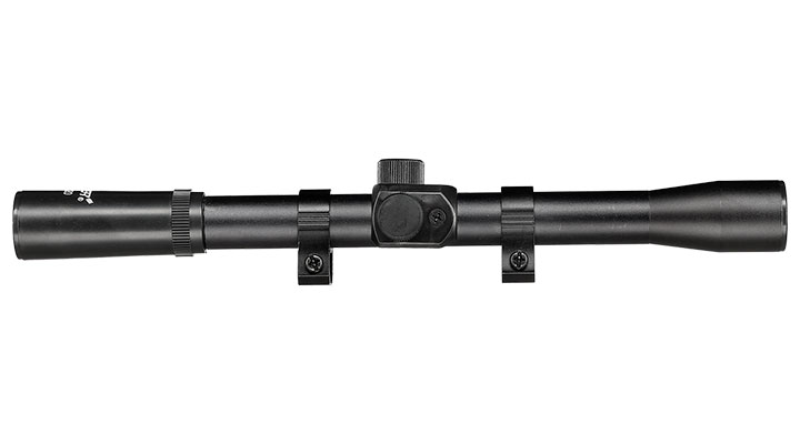 Leader 4x20 Duplex Zielfernrohr inkl. 11mm Ringe schwarz Bild 5